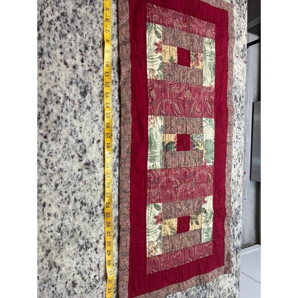 Gorgeous, handmade antique table runner